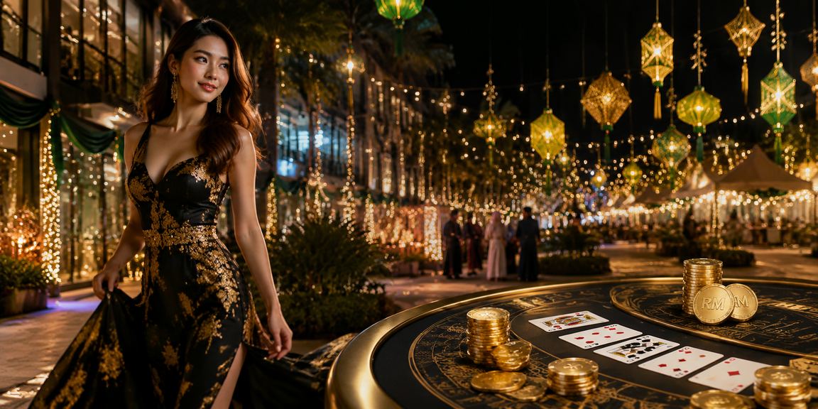 Johor Bahru players enjoying Baccarat during the Hari Raya festive season with VIP rewards
