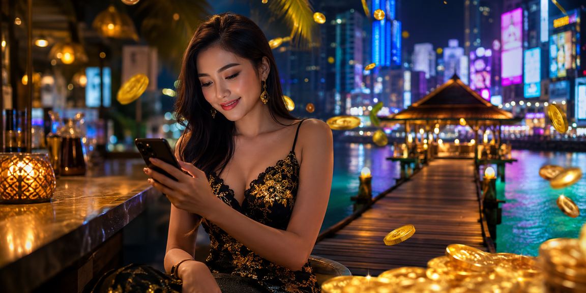 Kuala Lumpur users playing online casino on their smartphones while commuting