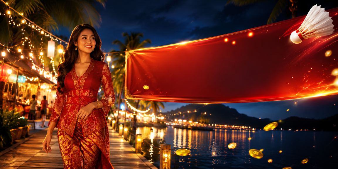 A modern casino entertainment atmosphere in Langkawi, capturing the relaxed experience with 698